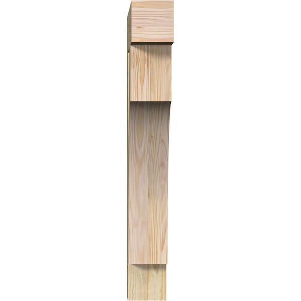 Westlake Block Rough Sawn Bracket, Douglas Fir, 4W X 18D X 30H